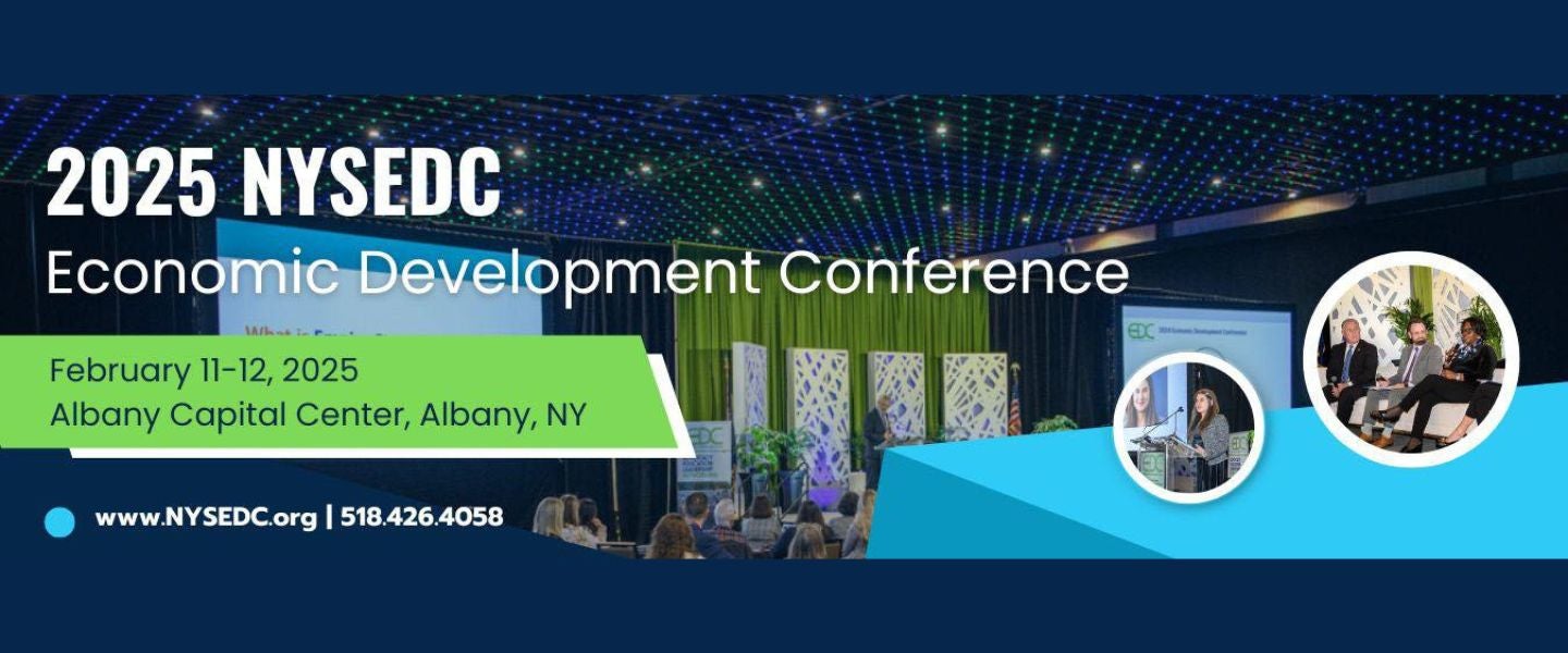 More Info for NYS Economic Development Conference 